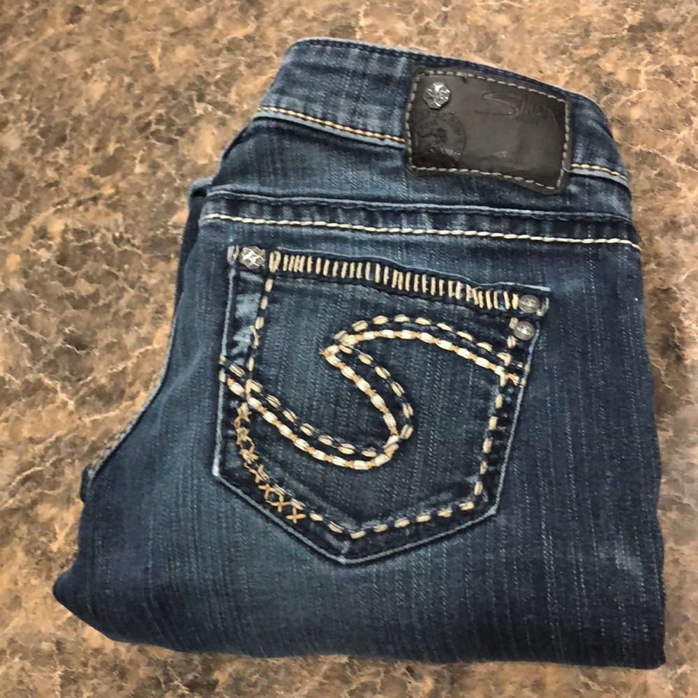 Silver jeans